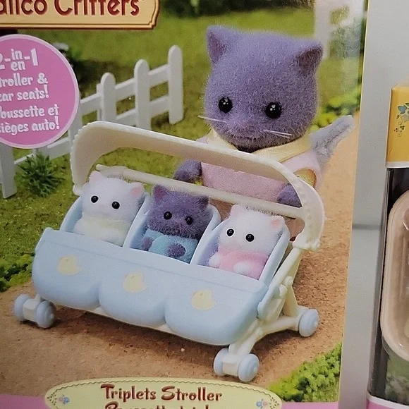 Calico Critters Persian Cat Family Bundle Set - Picture 6 of 10